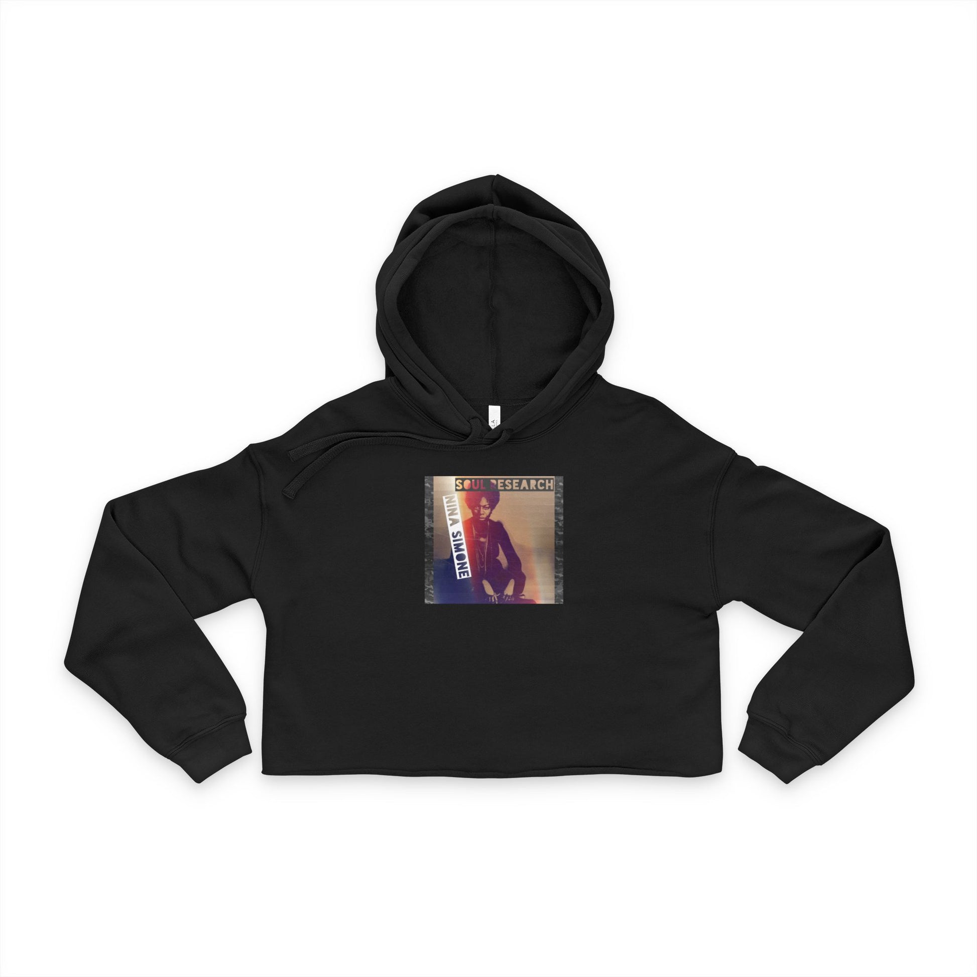 Chic Women's Cropped Hoodie with Art Print, Trendy Fashion Pullover, Casual Streetwear, Gift for Her, Perfect for Festivals, Tees