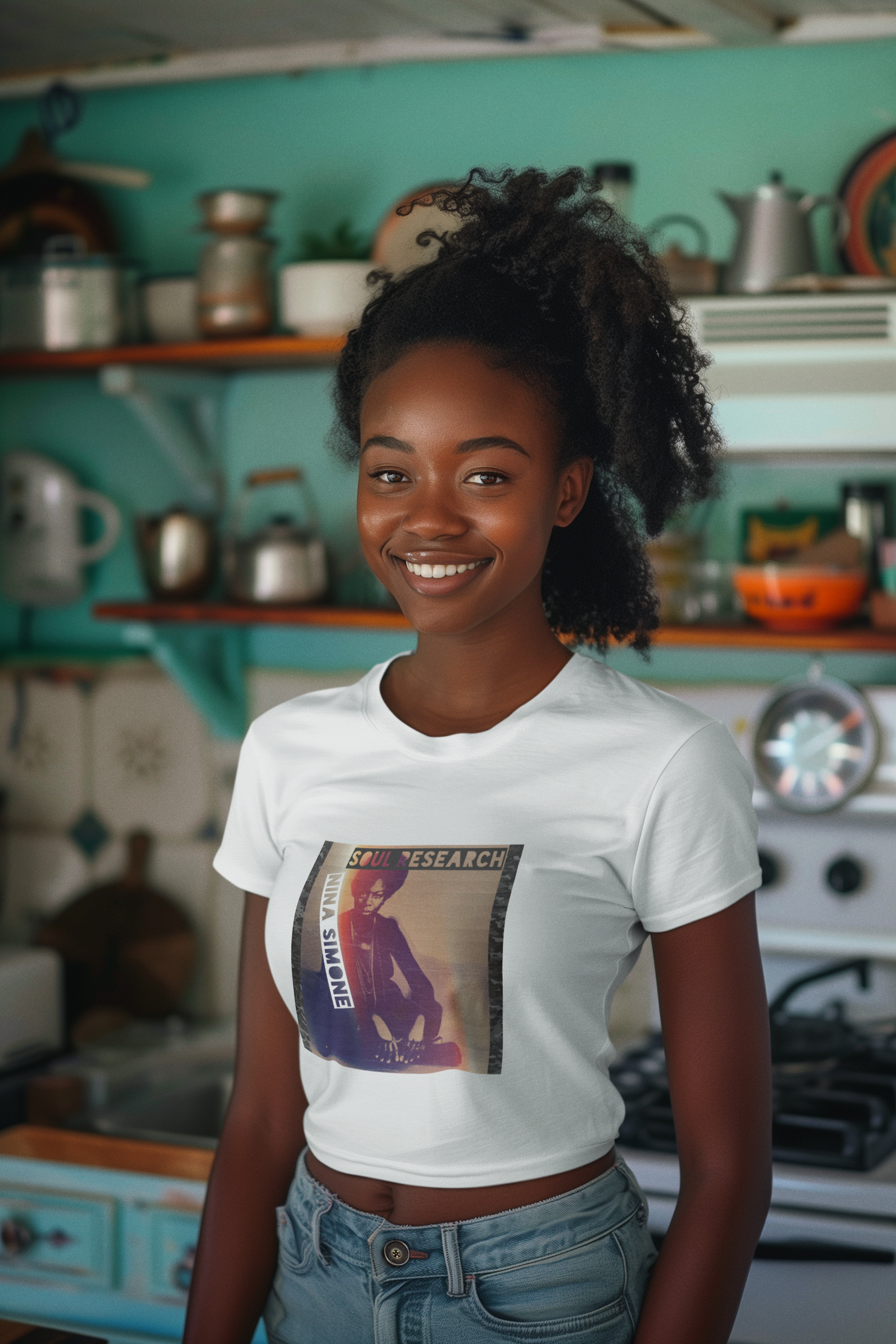 Bold. Fearless. Iconic Nina Simone Crop Top