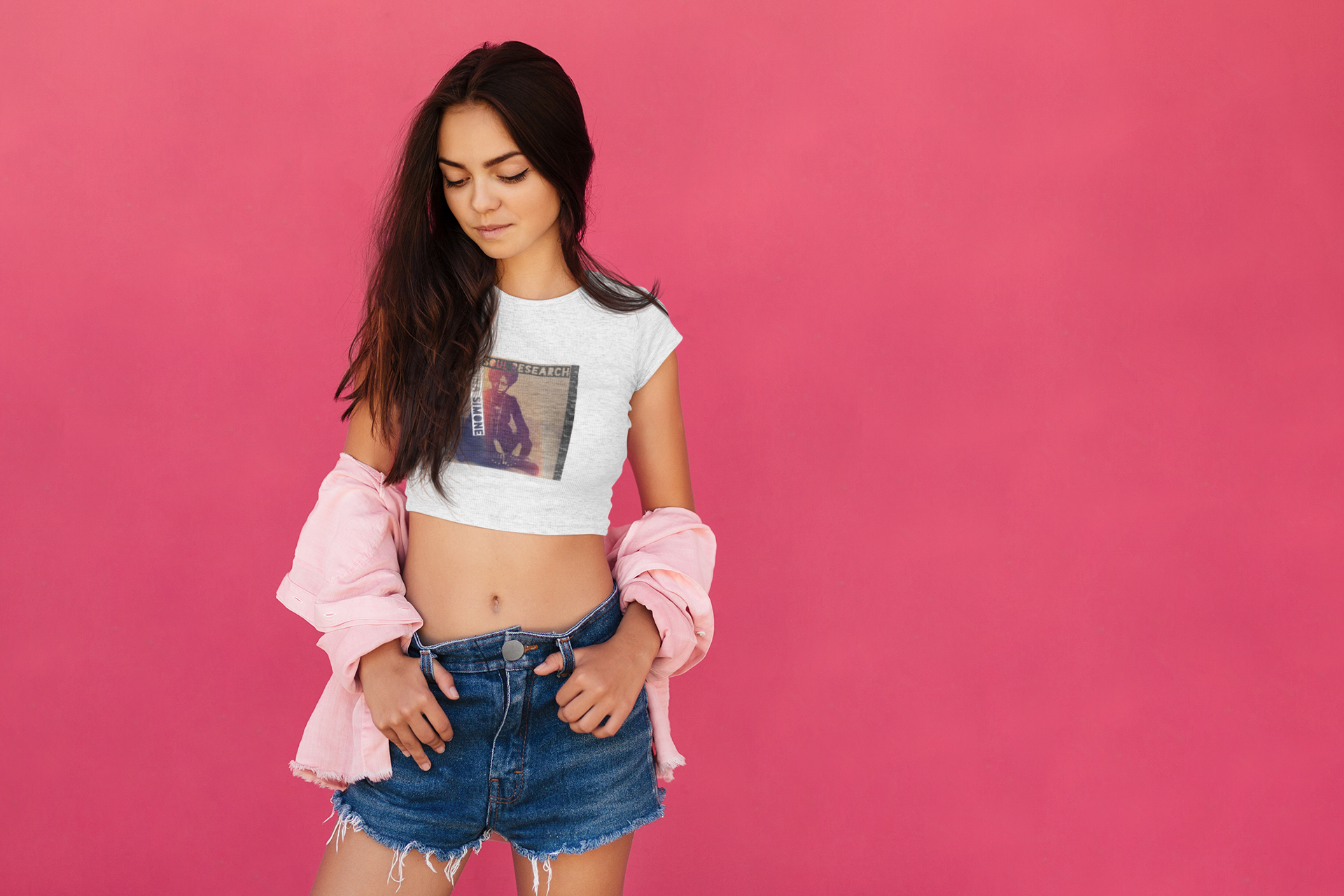 Bold. Fearless. Iconic Nina Simone Crop Top