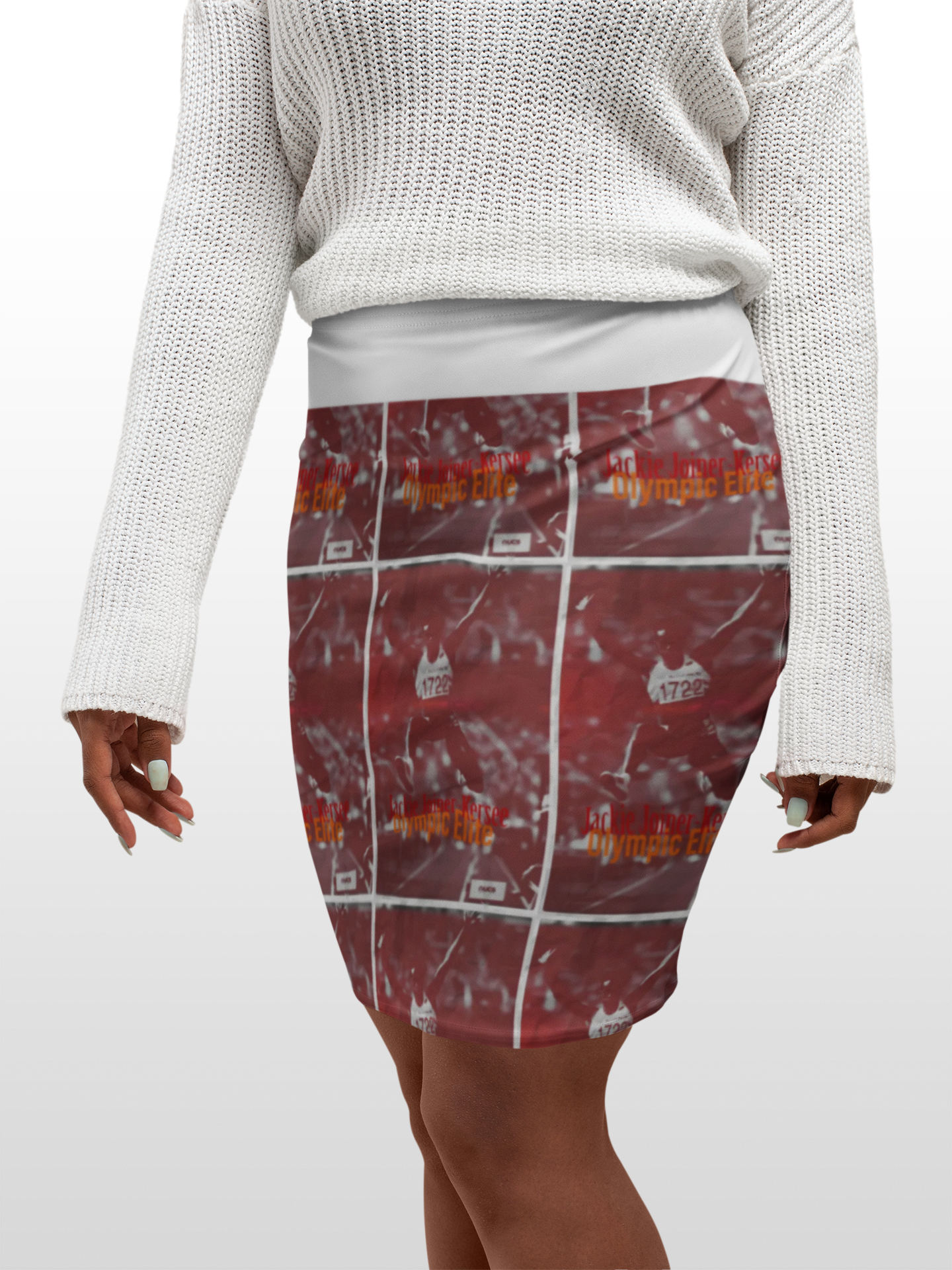 Jackie Joyner-Kersee Pencil Skirt
