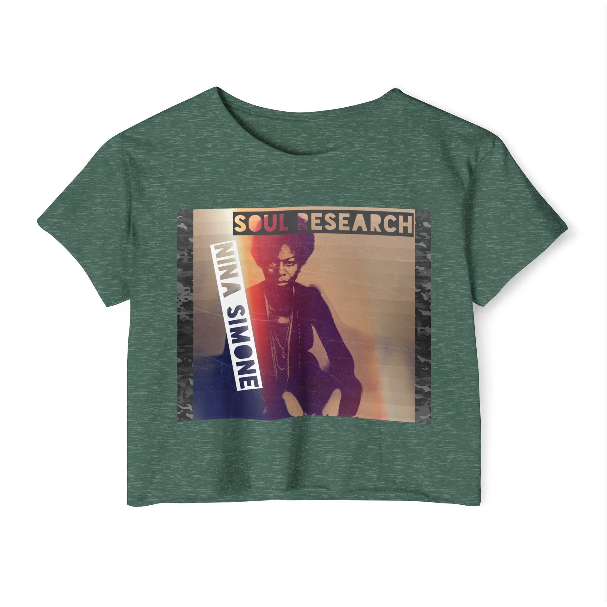 Bold. Fearless. Iconic Nina Simone Crop Top