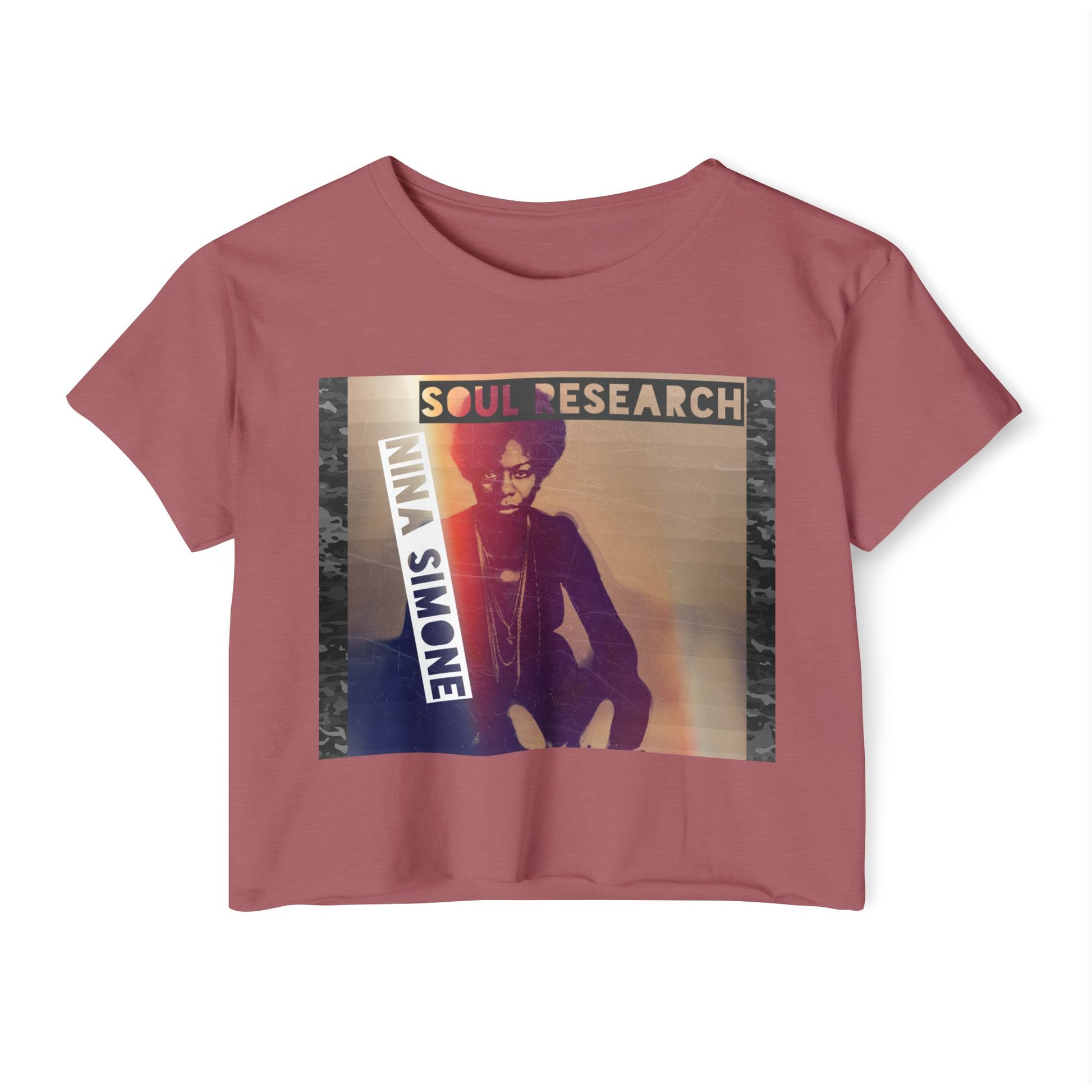 Bold. Fearless. Iconic Nina Simone Crop Top