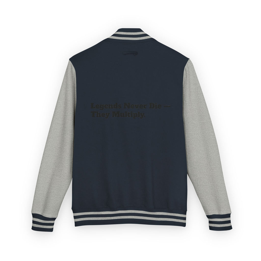 Unisex Heavyweight Letterman Jacket, Cozy Vintage Style, Personalized Gift, School Spirit Wear, Casual Outwear, Fall Fashion