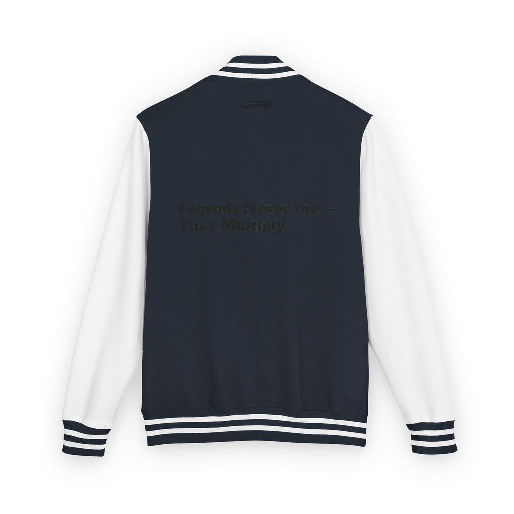 Unisex Heavyweight Letterman Jacket, Cozy Vintage Style, Personalized Gift, School Spirit Wear, Casual Outwear, Fall Fashion