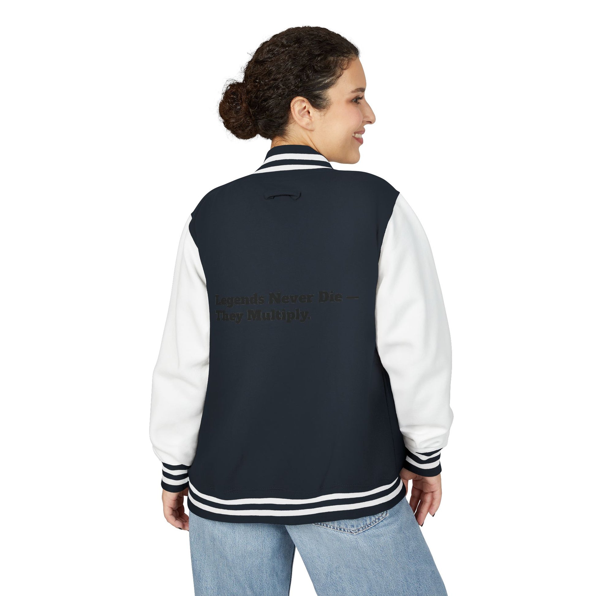 Unisex Heavyweight Letterman Jacket, Cozy Vintage Style, Personalized Gift, School Spirit Wear, Casual Outwear, Fall Fashion