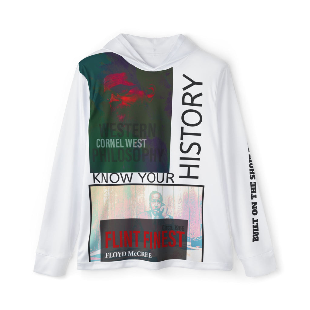 Men's Inspirational Sports Hoodie, Motivational Athletic Gear, Unique Gym Wear, History-Inspired Activewear, Perfect Gift for Athletes