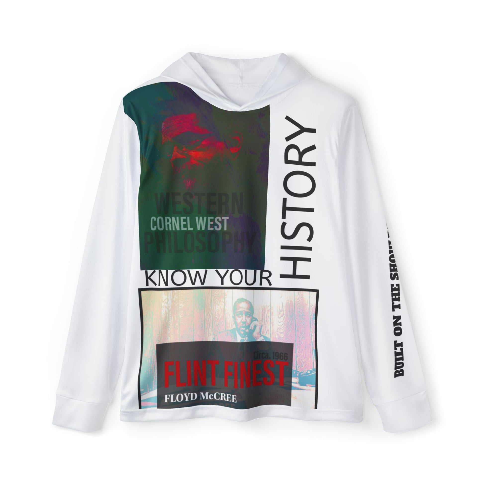 Men's Inspirational Sports Hoodie, Motivational Athletic Gear, Unique Gym Wear, History-Inspired Activewear, Perfect Gift for Athletes