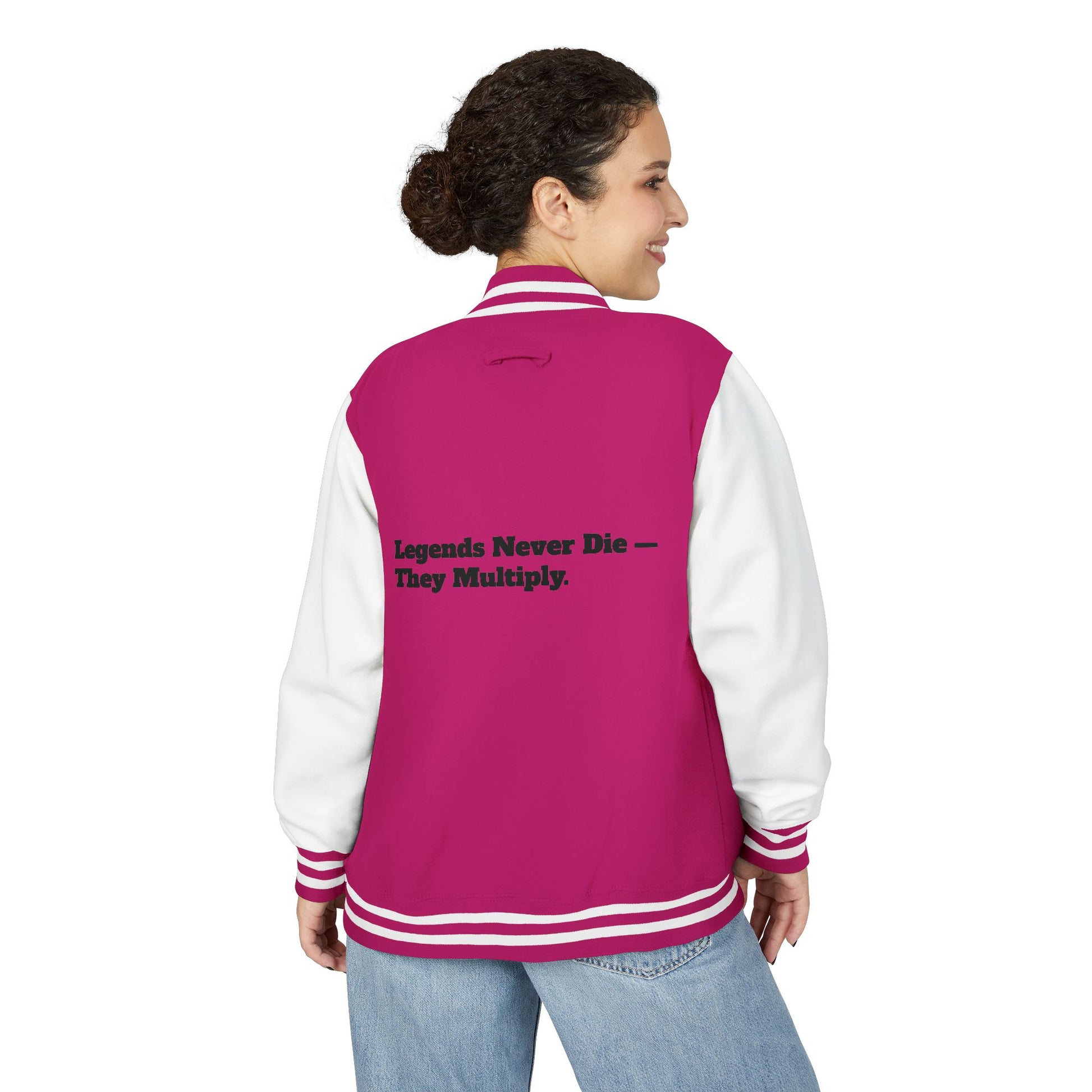 Unisex Heavyweight Letterman Jacket, Cozy Vintage Style, Personalized Gift, School Spirit Wear, Casual Outwear, Fall Fashion