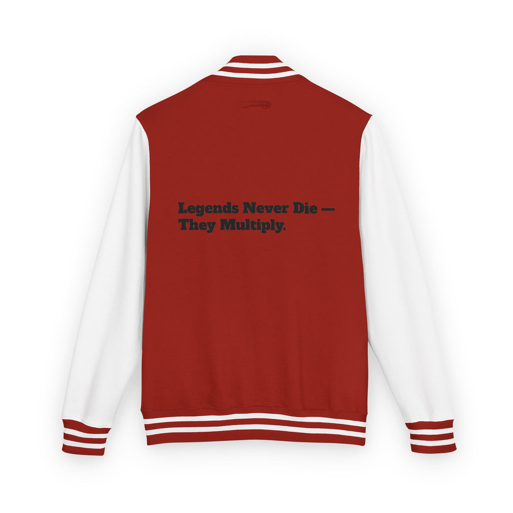 Unisex Heavyweight Letterman Jacket, Cozy Vintage Style, Personalized Gift, School Spirit Wear, Casual Outwear, Fall Fashion