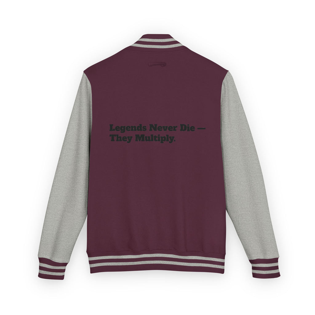 Unisex Heavyweight Letterman Jacket, Cozy Vintage Style, Personalized Gift, School Spirit Wear, Casual Outwear, Fall Fashion