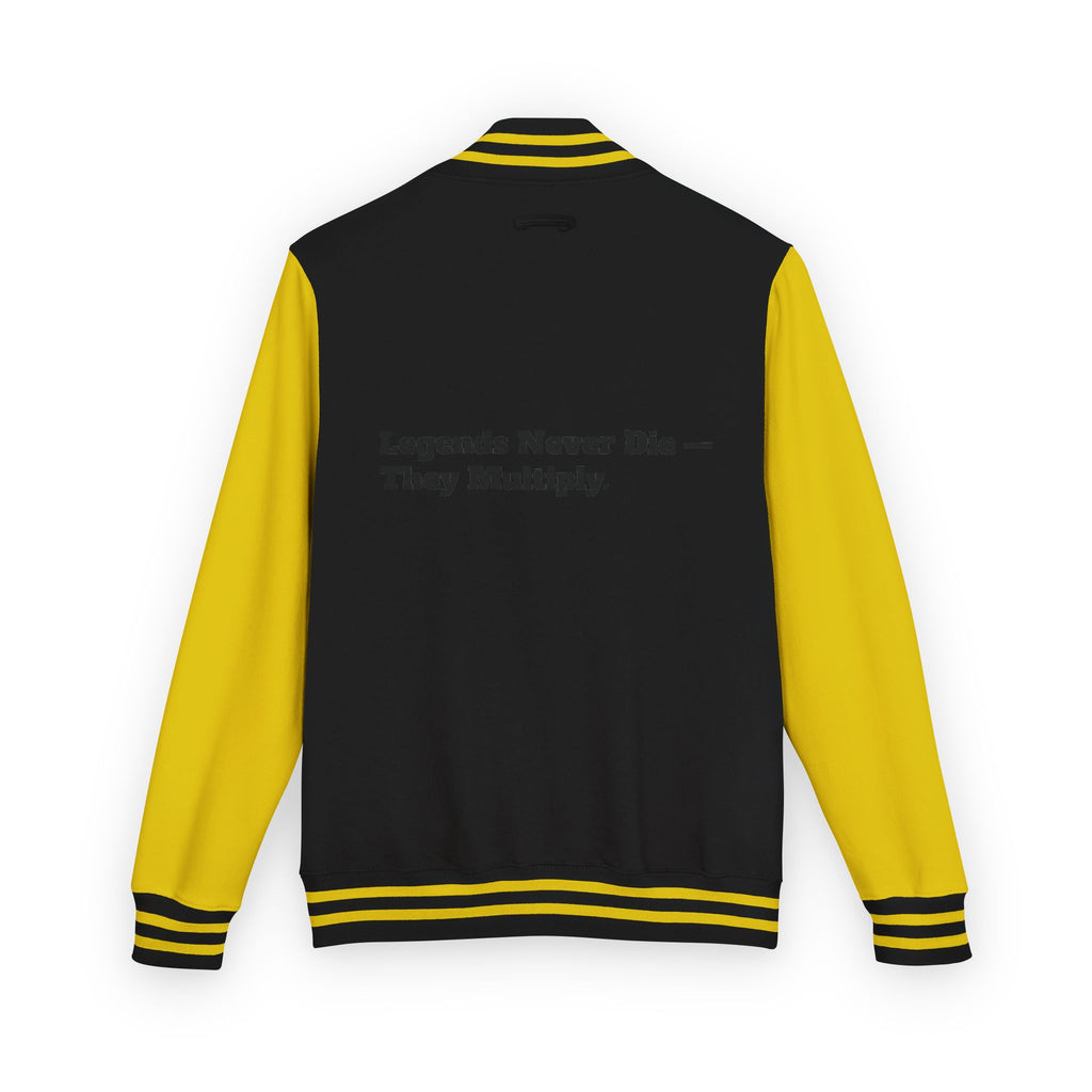 Unisex Heavyweight Letterman Jacket, Cozy Vintage Style, Personalized Gift, School Spirit Wear, Casual Outwear, Fall Fashion