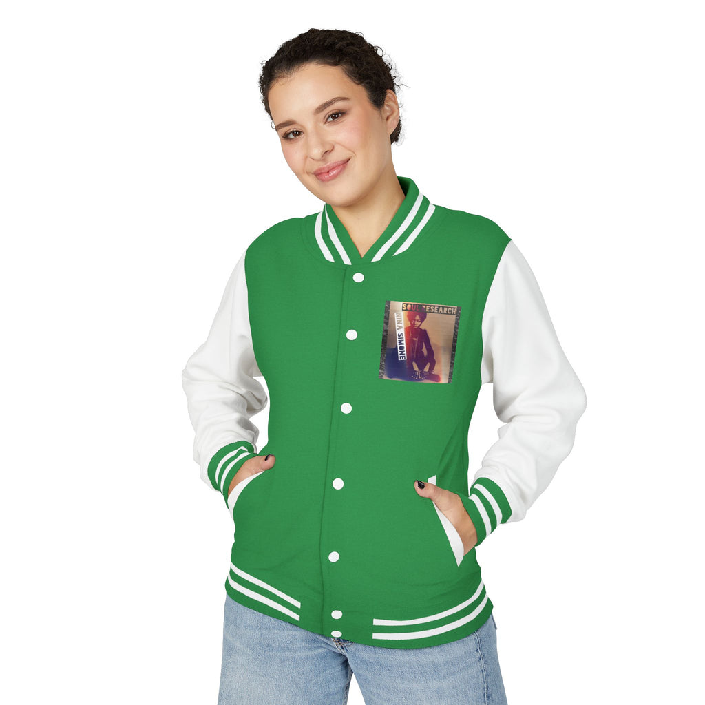 Unisex Heavyweight Letterman Jacket, Cozy Vintage Style, Personalized Gift, School Spirit Wear, Casual Outwear, Fall Fashion