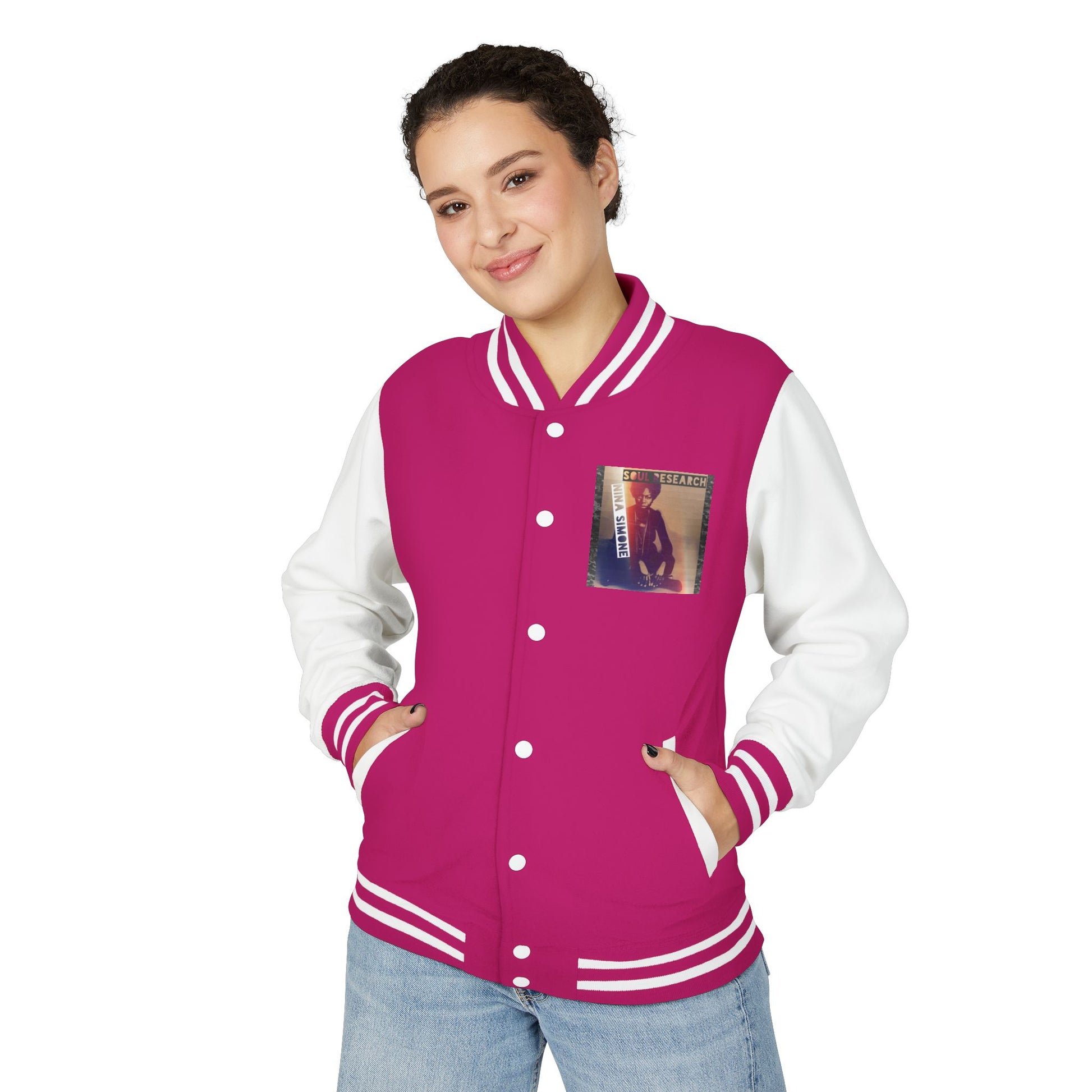 Unisex Heavyweight Letterman Jacket, Cozy Vintage Style, Personalized Gift, School Spirit Wear, Casual Outwear, Fall Fashion