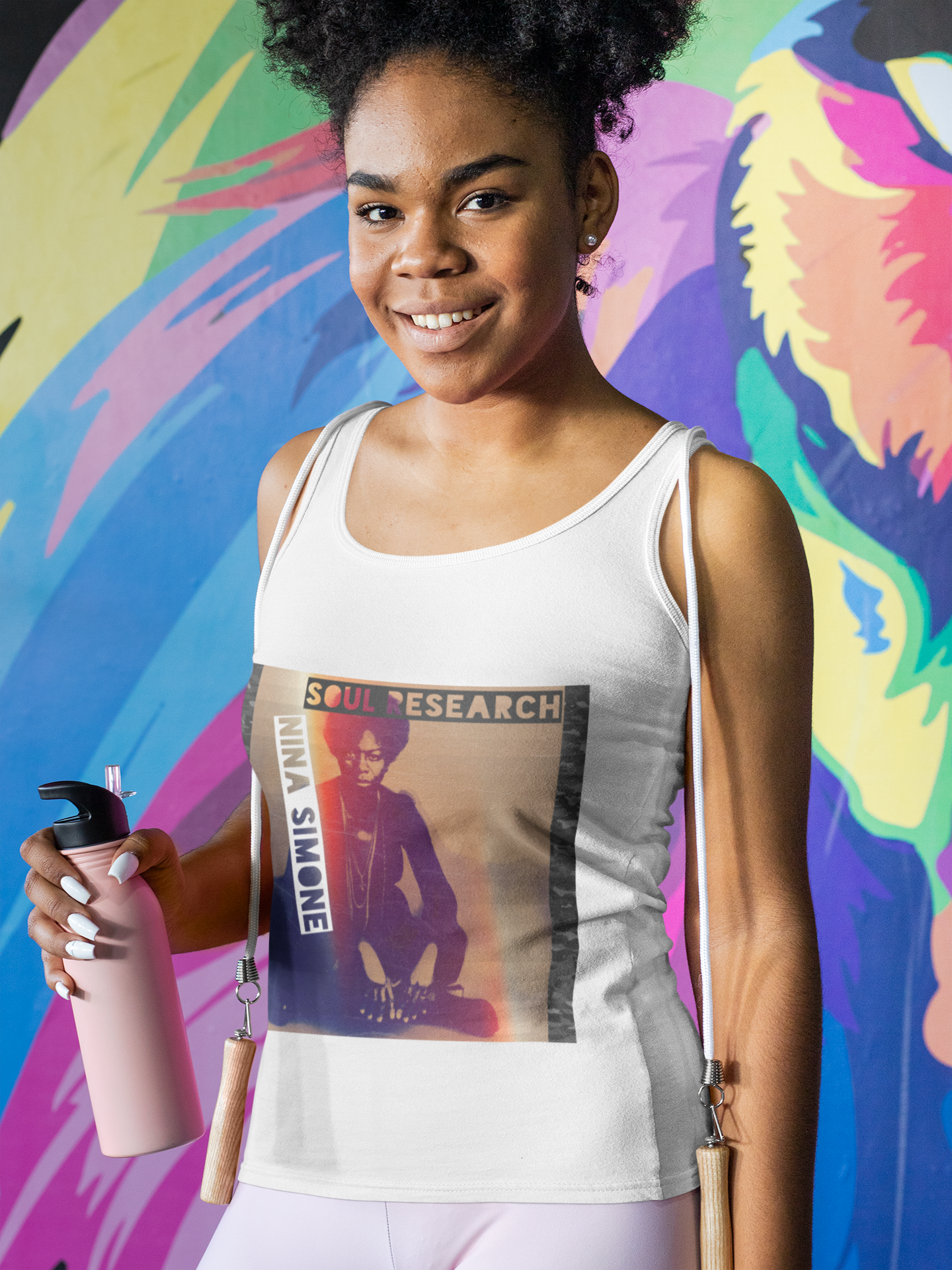 Nina Simone Inspired Tank Top, Vintage Aesthetic Apparel, Music Lover Gift, Summer Fashion, Festival Style