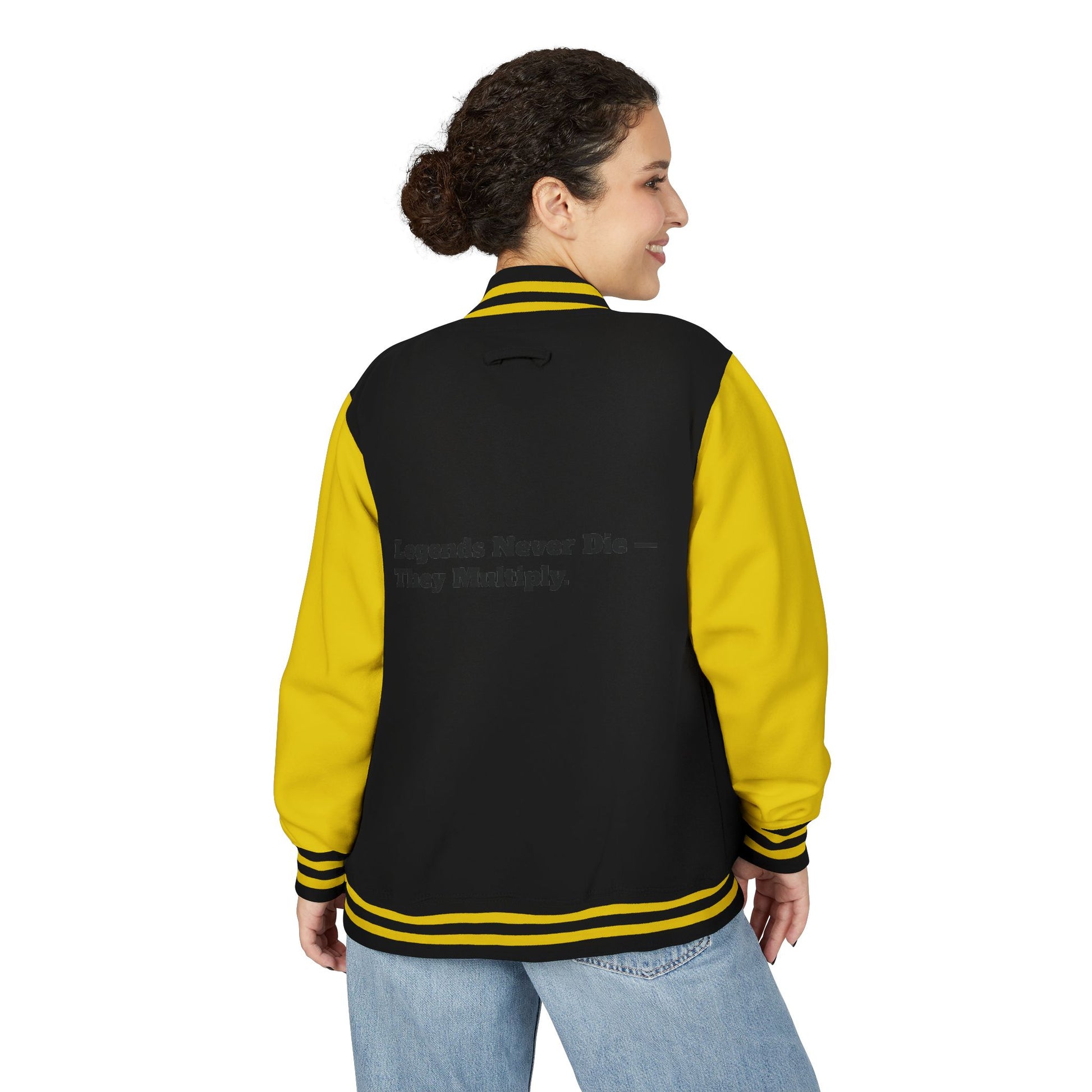 Unisex Heavyweight Letterman Jacket, Cozy Vintage Style, Personalized Gift, School Spirit Wear, Casual Outwear, Fall Fashion