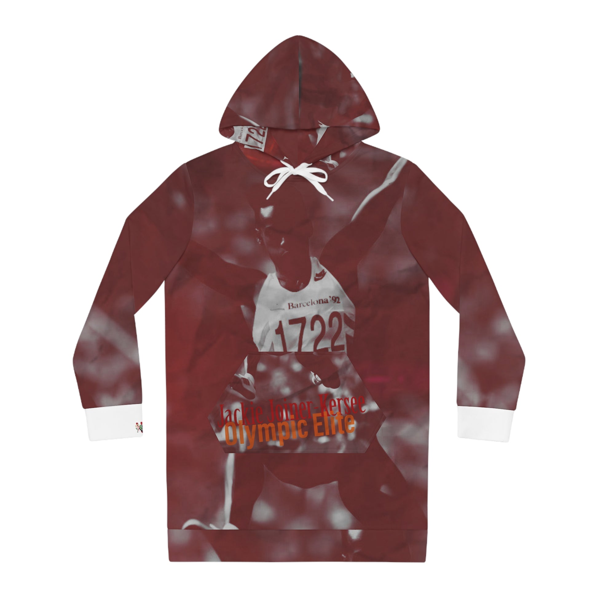 Women's Hoodie Dress - Built from the Struggle, Soft Hoodie Dress, Cozy Fall Fashion, Everyday Wear, Casual Outfit