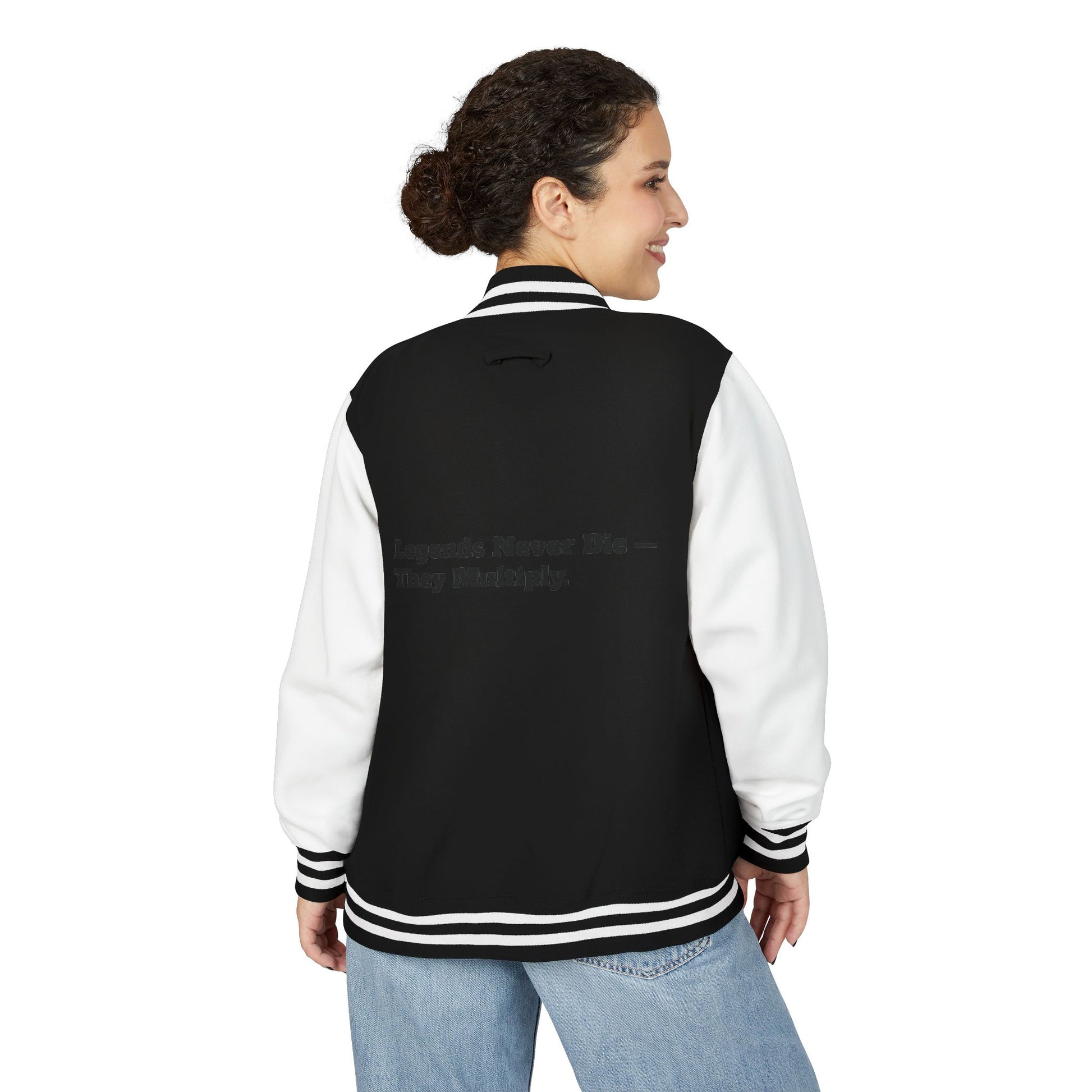 Unisex Heavyweight Letterman Jacket, Cozy Vintage Style, Personalized Gift, School Spirit Wear, Casual Outwear, Fall Fashion